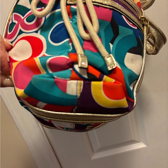 Coach Poppy 2009 (13830) Pop C Spotlight Signature Tote/Crossbody Bag in EUC - Picture 12 of 16